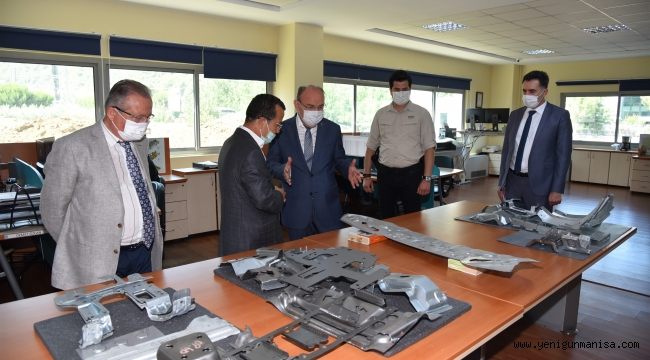 Vali Karadeniz, Sarıgözoğlu Çıraklık Eğitim Merkezi ve Fabrikasında İncelemelerde Bulundu