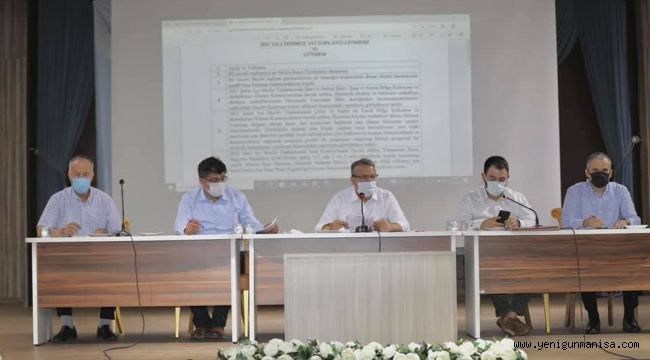 YUNUSEMRE BELEDİYESİ TEMMUZ AYI MECLİS TOPLANTISI YAPILDI