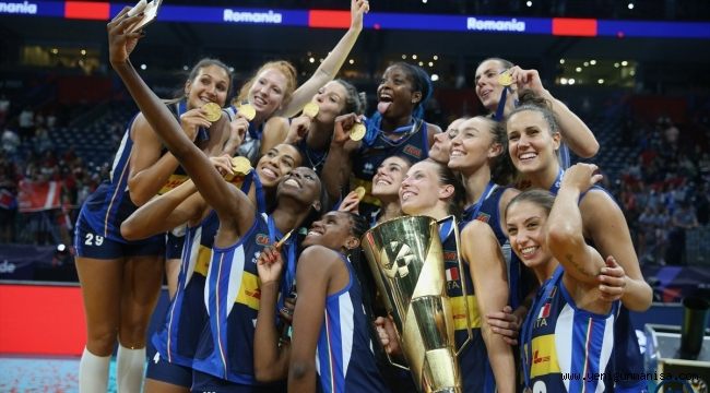 İtalya Kadın Voleybol Takımı Avrupa Şampiyonu