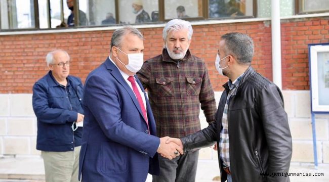 BAŞKAN ÇERÇİ KÜÇÜK SANAYİ SİTESİNDE ESNAF ZİYARETİ YAPTI