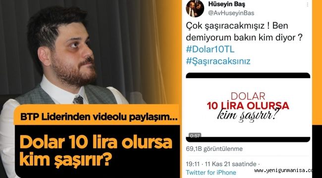 BTP’den Erdoğan’a “Dolar 10 lira olsa kim şaşırır?”