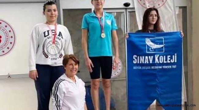 CEREN UYSAL YÜZMEDE ŞAMPİYON OLDU