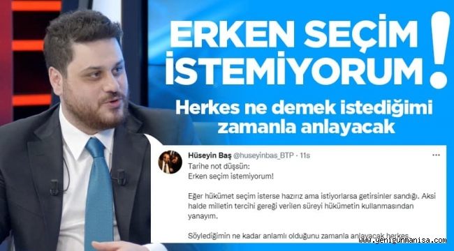 BTP’den ezber bozan erken seçim açıklaması