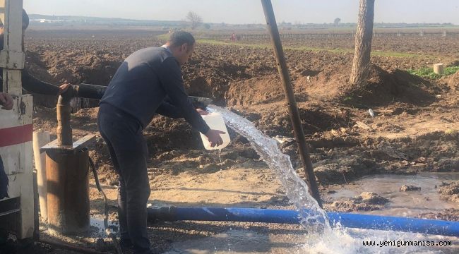 Halitpaşa’nın İçme Suyu Verimliliği İçin Yeni Sondaj Açıldı