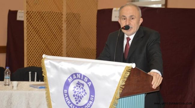 MANİSA BAKKALLAR ODASINDA SAFFET TAŞKINCAN GÜVEN TAZELEDİ