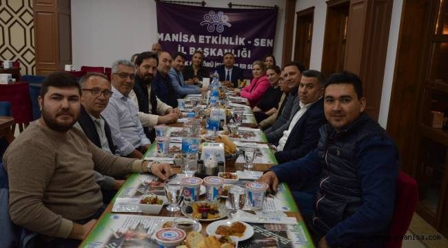 Manisa’da 2022 yılının ilk iftarı Etkinlik-Sen Manisa İl Başkanlığından 