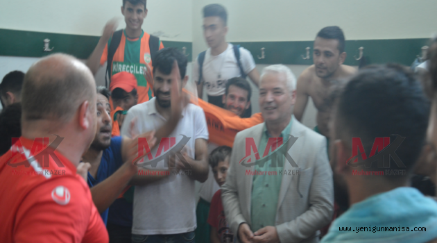 BAŞKAN  BİLGİN’DEN ŞAMPİYON SARUHANLI 7 EYLÜLSPOR’A TEBRİK