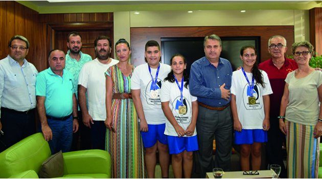  Başkan Çerçi Şampiyon Judocuları Ağırladı