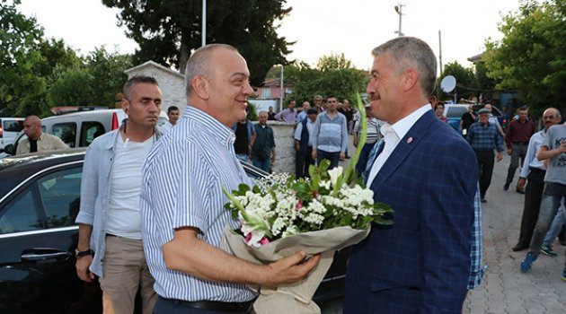 Başkan Ergün Hafta Sonu Mesaisini Saruhanlı’da Tamamladı‏