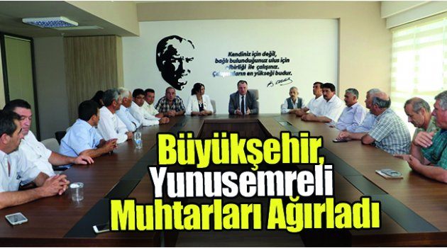 Büyükşehir, Yunusemreli Muhtarları Ağırladı