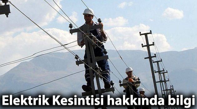 Elektrik Kesintisi hakkında bilgi