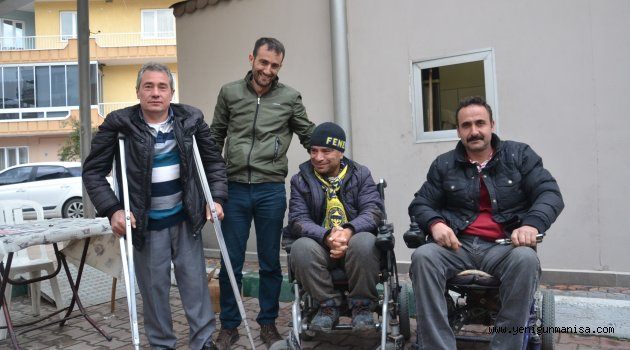 Engelli vatandaş yeni aküsüne kavuştu