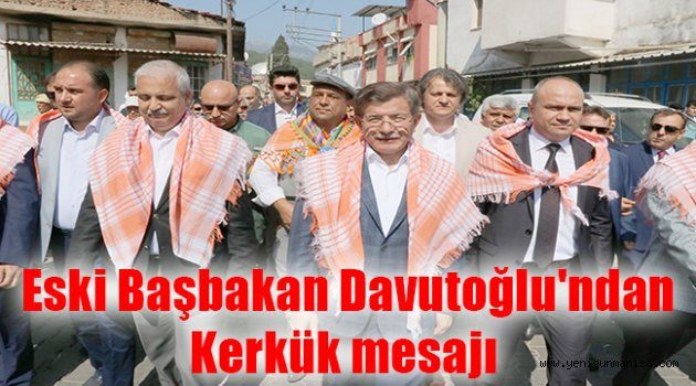 Eski Başbakan Davutoğlu