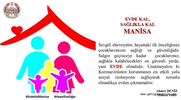 Evde Kal, Sağlıkla Kal Manisa