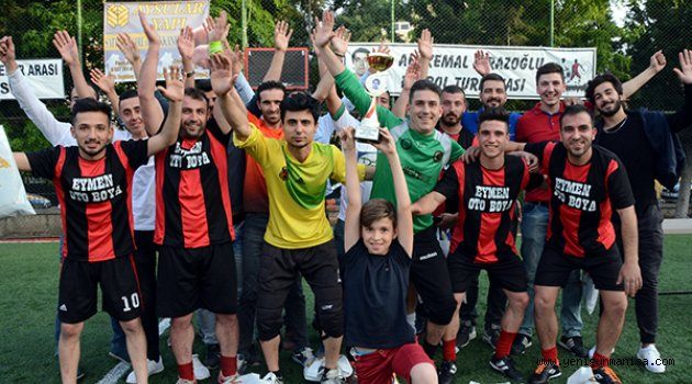KİRAZOĞLU FUTBOL TURNUVASINDA “ŞAMPİYON SANAYİSPOR”