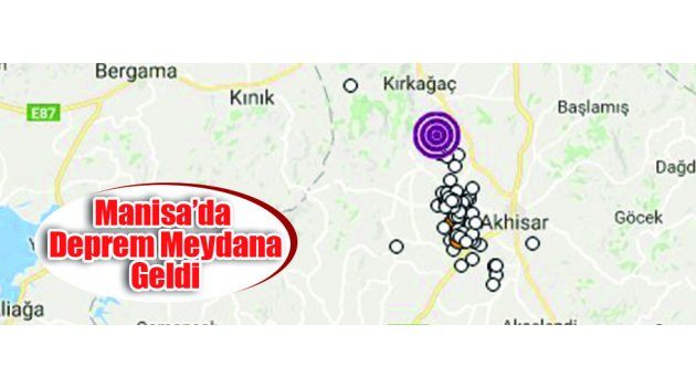 Manisa’da Deprem Meydana Geldi