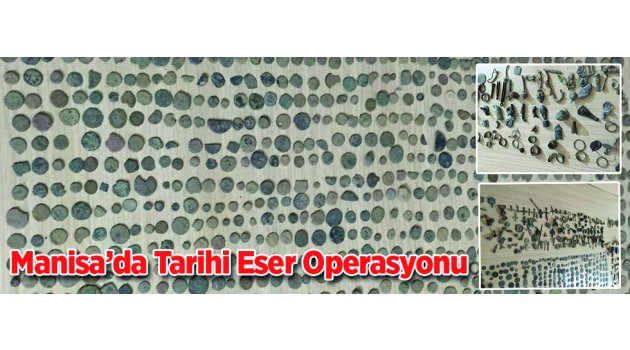 Manisa’da Tarihi Eser Operasyonu