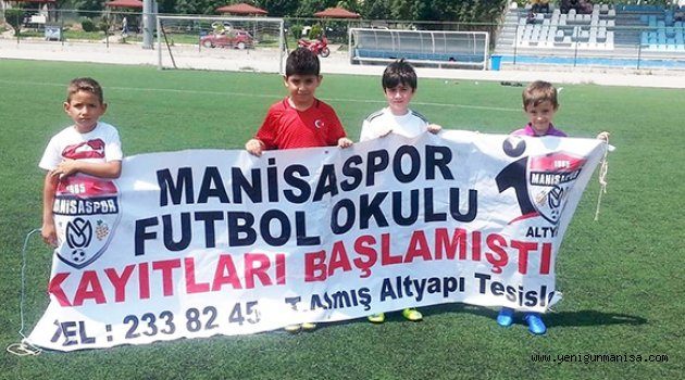 MANİSASPOR FUTBOL OKULU KAYITLARI DEVAM EDİYOR