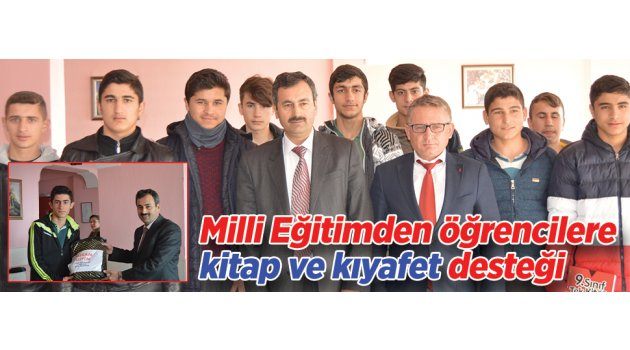 Milli Eğitimden öğrencilere kitap ve kıyafet desteği