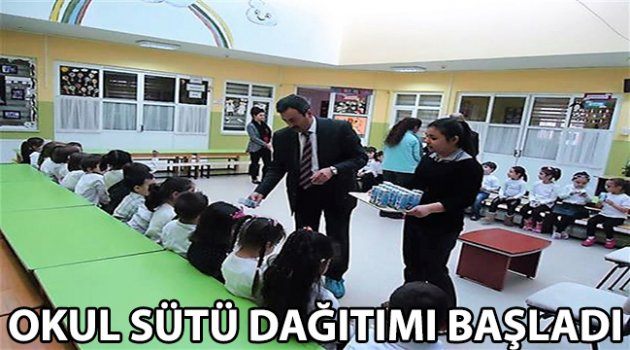 Okul Sütü Dağıtımı Başladı