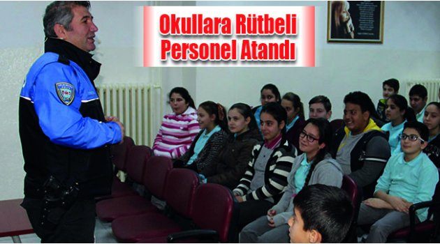 Okullara Rütbeli Personel Atandı