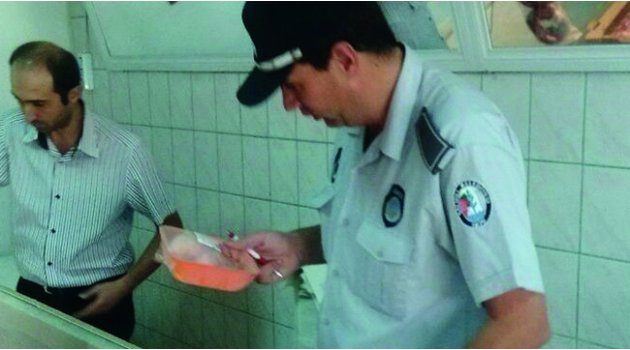 Salihli Zabıtası’ndan Kasaplara Denetim