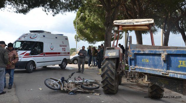 Saruhanlı’da kaza: 1 kişi ağır yaralandı