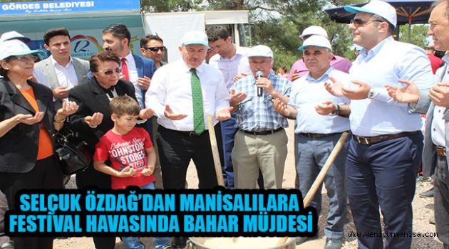 SELÇUK ÖZDAĞ’DAN MANİSALILARA FESTİVAL HAVASINDA BAHAR MÜJDESİ