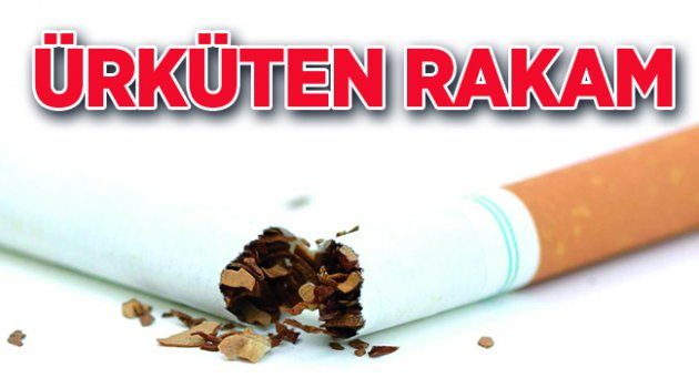 Sigarada Ürküten Rakam