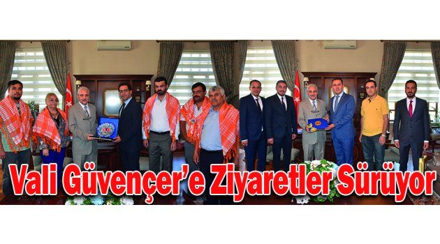 Vali Güvençer’e Ziyaretler Sürüyor