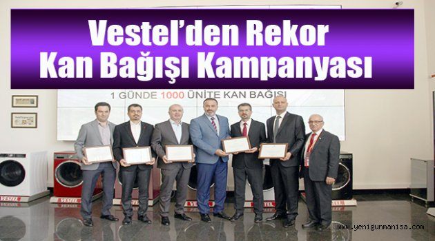 Vestel’den rekor kan bağışı kampanyası