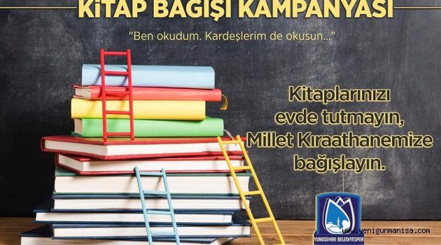 YUNUSEMRE BELEDİYESPOR KİTAP BAĞIŞ KAMPANYASI BAŞLATTI